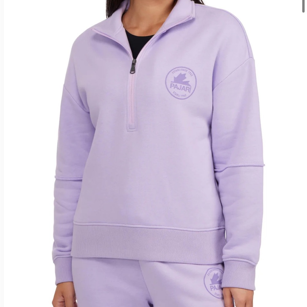 Pajar Huron Women's Lavender Half-Zip Sweatshirt